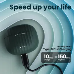 boult X45 with Quad Mic ENC, 40H Playtime, 45ms Ultra Low Latency, Made In India, 5.3 Bluetooth Headset image 5