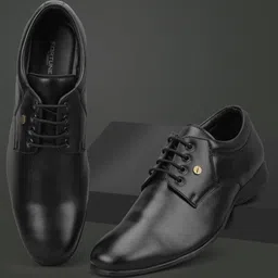 liberty Fortune ROBERT-2 Formal Shoes With PU Upper | Stylish & Comfortable Lacing Derby For Men-picture-16