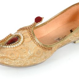 North India's Traditional Ethnic Sherwani Juti Wedding Wear & Party Wear Mojaris For Men-image-45