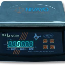 NIVAYO Balancia 30kg Steel Plate Double Display High Quality Weight Machine For Kitchen/Shop With Power Adapter & 4V Re-Chargeable Battery Weighing Scale (Black) (Platform Size- 170 x 210mm, Dual Display, On Off Memory Function,grocery,kata,taraju,shop,computer electronic vajan kata , tarazu , jewellery , sabzi ,4V Re-Chargeable Battery) # Made in India Weighing Scale (Black) Weighing Scale (Black) Weighing Scale (Black) RT-D40, Weighing Scale (Black) Weighing Scale-4