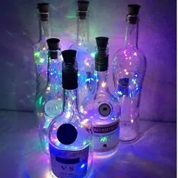 20 LEDs 1.98 m Multicolor Steady String Rice Lights-0