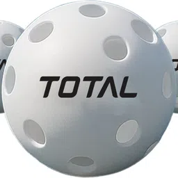 Total Pickleball 26 Holes Indoor Practice Balls (Pack of 3)-White Pickleball Ball-image-76