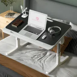 StarAndDaisy Multipurpose Engineered Wood & Bed Laptop Table Wood Portable Laptop Table-28