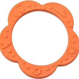 Tusk Pro Silicon Teether -Orange Flower Teether-picture-14