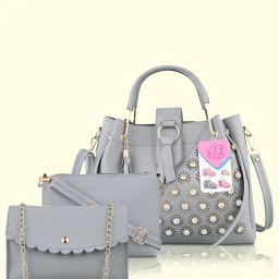 Women Grey Messenger Bag - Extra Spacious-93