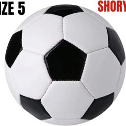 Black & White Rugby 3plyFootball with Pump (Size-5) Rugby Ball - Size: 5-image-68