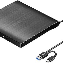 BKC USB 3.0 USB-C Portable External CD DVD+/-RW Disk Drive Burner CD-ROM Reader External DVD Writer-13
