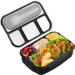 Sturdy Design Unbreakable Food Storage Food Grade Tiffin Box Lunch Organizer 4 Containers Lunch Box-image-123