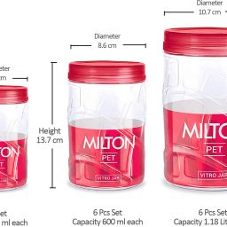 milton Plastic Utility Container- 230 ml, 600 ml, 1180 ml image 3
