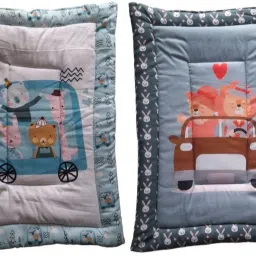 New Born Baby Mattress, Godadi, Baby Bed Mattress, | Multi-Color | Pack of 2-image-74