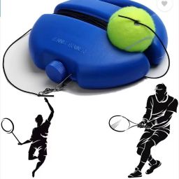 Self-Study Training Tennis Trainer Rebound Balls with Rope Practice Tool Kit Tennis Ball-image-11
