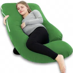 Microfibre Solid Pregnancy Pillow Pack of 1-image-11