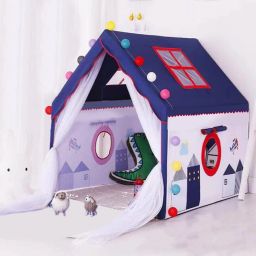 Blue City kids play tent house for boys and girls (Big Size)-image-6