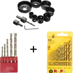 HOLE SAW SET (11PCS) WITH 5PCS DRILL BITS & 13PCS MULTI-SIZE DRILL BIT SET-4