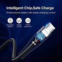 Chias USB Type C Cable 1.2 m Type C Cable with Power Led Light and Charging Indicator 1.2 m USB Type C Cable for Quick Charging image 5