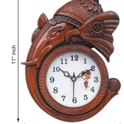 jv enterprises Analog 38 cm X 29 cm Wall Clock image 3