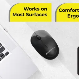 ZEBRONICS ZEB ACTIVE 1200 DPI WIRELESS MOUSE Wireless Ambidextrous Optical Mouse image 5