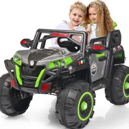 2188 - 4x4 Big Size Car Dual Mode Driving Remote + Manual Drive Kids Car Jeep Battery Operated Ride On-image-12