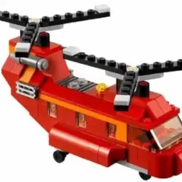 justcraft 145 Pcs Architect Series 3 in 1 Aeroplane Helicopter Boat Lego Compatible Blocks image 4