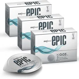 Epic Thinx Condoms for Men| Ultra Thin with 0.03 mm Thickness | 10 Count x 3 Condom-image-55