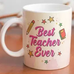 manorath best teacher ever2 Perfect Gift for Birthdays, Anniversaries & Special Occasions Ceramic Coffee Mug-picture-8