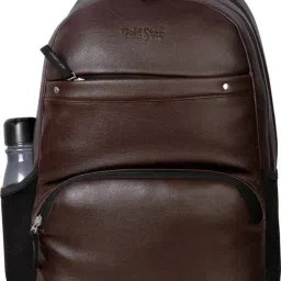 Medium 29 L Laptop Backpack Bagpack CLASSIC ANT THEFT FAUX LEATHER STYLISH TRENDY-image-26