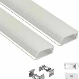 Surface 1 Meter Profile Channels Without LED Straight Linear (16x12mm) 0 W 1.2 cm Tube Light-10