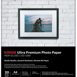 Glossy Photo Paper (1 x 20 Sheets) A4 270 gsm Inkjet Paper-18