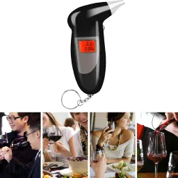 vinesto Digital Alcohol Tester | Fast & Accurate BAC with LED Display & 2 Free Batteries Analytical Scale image 3