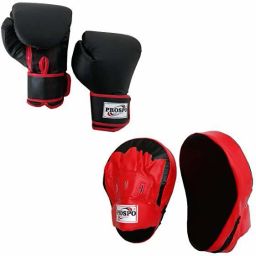 Focus pad Curved with Boxing Gloves Boxing Kit-image-73