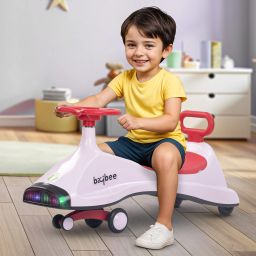 Magic Swing Cars for Kids | Push Ride on Baby Car with Music 3-8 Years Rideons & Wagons Non Battery Operated Ride On-image-32