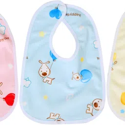 Waterproof baby bibs/aprins for the babies Heart Print Pack of 3-picture-18