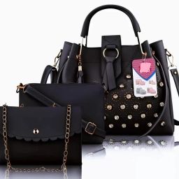 Women Black Messenger Bag-image-82