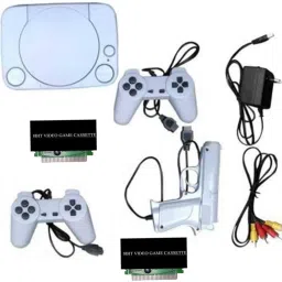 lightgaming 8 Classic TV Game Console Inbuilt Game Contra, Super Mario Bros with 2 Cassette NA GB with Contra, Super Mario Bros, F1 Race, Cricket Game-picture-11