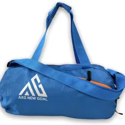 20 L Gym Duffel Bag - Cylinder Styled with many pockets - Blue-image-13