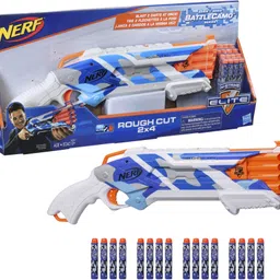 nerf N-Strike Elite BattleCamo Series Rough Cut 2x4 for Kids Ages 8 and up Guns & Darts-picture-4
