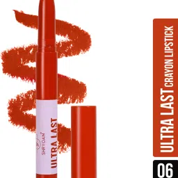 Ultra Last Crayon Lipstick | Smooth Glide, Smudge Proof & Silky Matte Finish-10