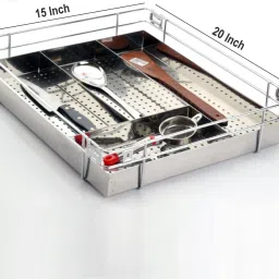 smart slide Empty Cutlery Box Drawer Case image 2
