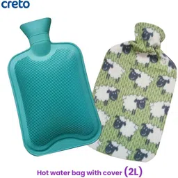 creto Rubber Cover Bag Heating Winter Care Non Electric 2 L Hot Water Bag-picture-30