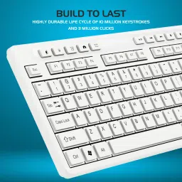 zebion G1600 Next Keyboard & Mouse Combo, 1200 DPI Mouse,Silent Click, Wireless Standard Laptop Keyboard Compatible with Desktop, Laptop image 4