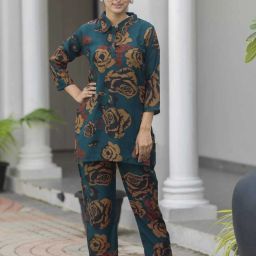 Top Palazzos Co-ords Set-image-98
