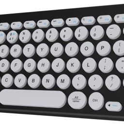 AMKETTE Optimus 4 in 1 Compact Bluetooth, Wireless Handheld Laptop Keyboard Compatible with Desktop, Laptop, Tablet, iPad, Mac multimedia_keys,Optimus BT Keyboard-40