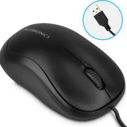 ZEBRONICS mouse Wired Ambidextrous Optical Mouse-10