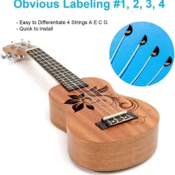 amg music Set of Nylon Ukulele String Replacement String For Soprano,Concert,Tenor Ukulele Concert Ukelele Strings image 2