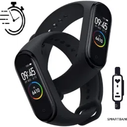 Bymaya TY472(M4) ULTRA MULTI FACES STEP COUNT SMART BAND BLACK(PACK OF 1)-10