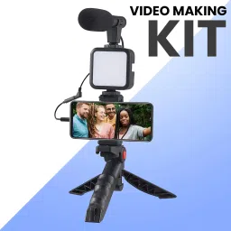 FITRIC A-4 Vlogging Kit Recording YouTube Videos, Podcasting & Content Creation Monopod Tripod Kit, Monopod Kit, Tripod image 4