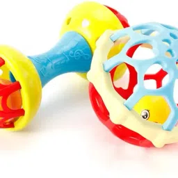 barodian's Non Toxic Round Rattle With Drum Stick Rattle Set For Kids [ set Of 2 ] Rattle image 4
