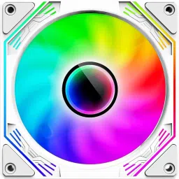 Ant Esports Sciflow 120MM ARGB White Case Fan - White, Infinity Mirror Design, RGB Sync Cooler-image-29