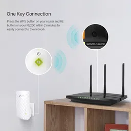 tp-link AC750 Dual Band WiFi Range Extender (Multicast Support, White) image 2