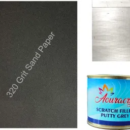 Fill Scratches and Dent on Car, Bike, Putty Grey (200 gms), Car Body Filler Putty-image-13